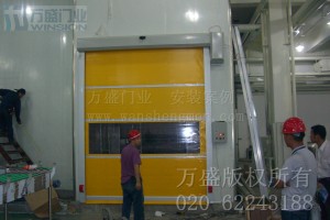 福州统一企业有限公司快速卷门安装案例