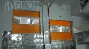 广州统一企业有限公司快速卷帘门安装案例