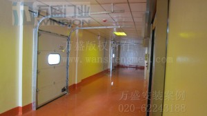 北京统一饮品有限公司快速卷帘门安装案例