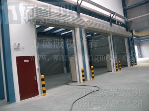 优利比汽车金属（常州）有限公司快速卷帘门安装案例