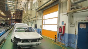 成都丰田汽车有限公司快速卷门安装案例